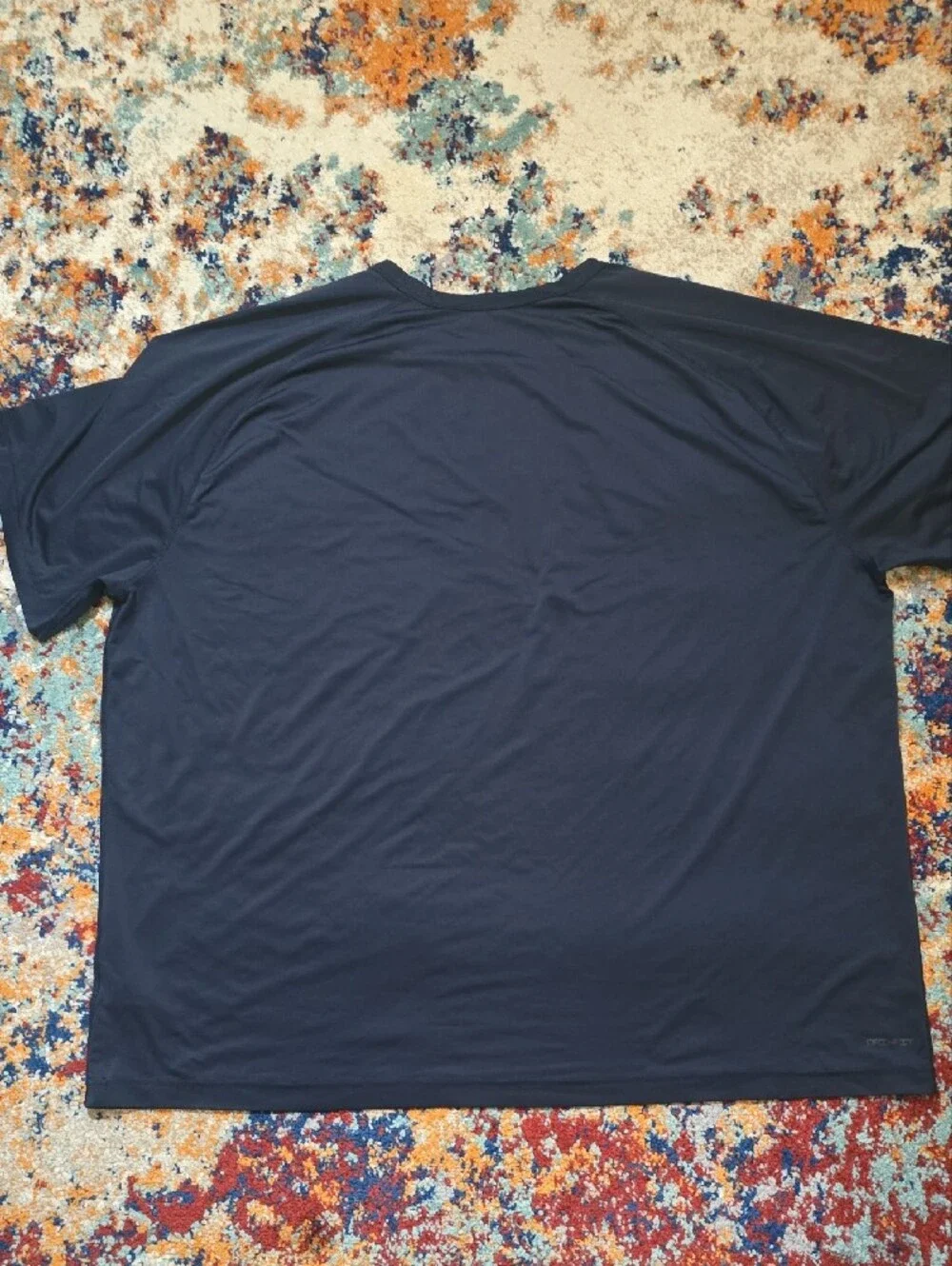 Nike Men's 4XL Navy Blue Dri-FIT Stretch Athletic Training Tee Shirt 4X